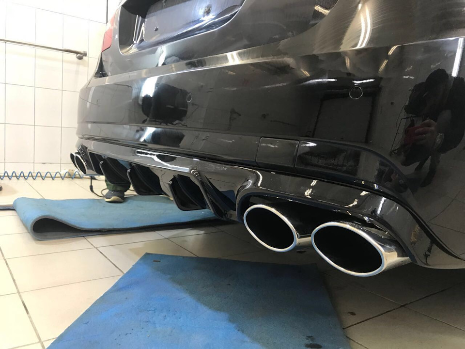 Диффузор на задний бампер W212 доресталинг — Prospoiler на DRIVE2