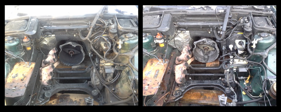 Мойка запчастей при помощи химии — BMW 5 series (E34), 2,5 л, 1989 года ...