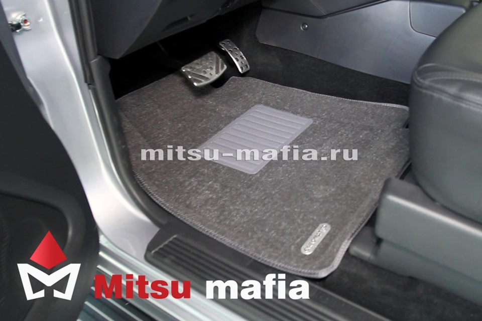 Текстильные 3D коврики Митсубиси Паджеро 4 серые — Mitsu-Mafia на DRIVE2