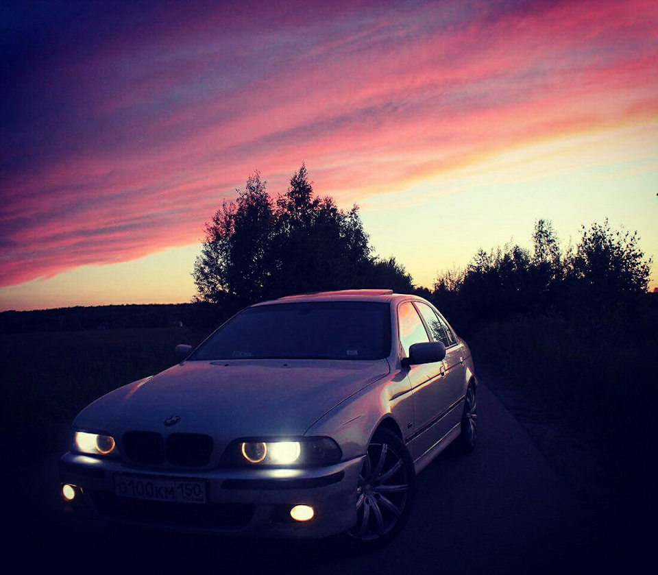 ☀малиновый закат) bmw e 39 my titanlove😇📌📍 — BMW 5 series (E39), 4,4 л,  2000 года | фотография | DRIVE2