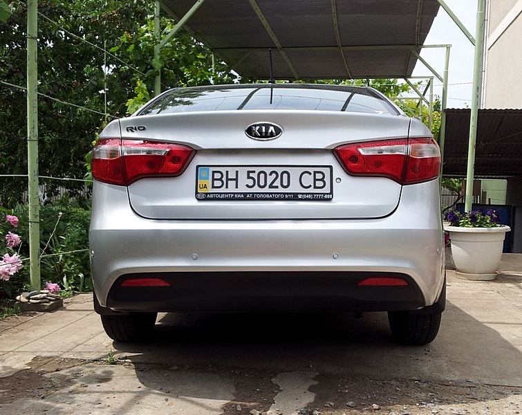 Парктроник Tiger TG-P4 (Silver) — KIA Rio (3G), 1,4 л, 2012 года ...