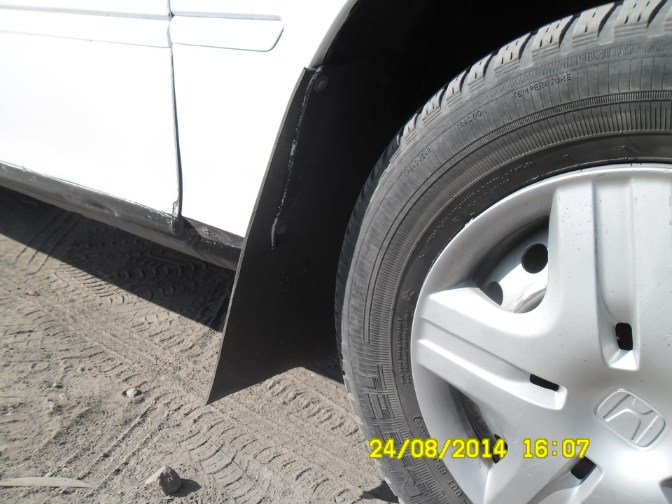 Самодельные брызговики — Toyota Vista (30), 1,8 л, 1991 года | прикол ...