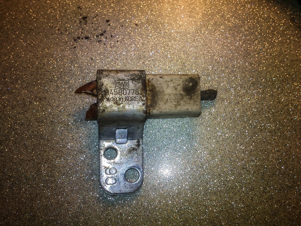 94580776 РЕЗИСТОР ВЕНТИЛЯТОРА 15 ВТ GM | Запчасти на DRIVE2