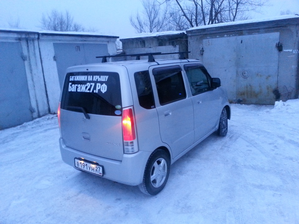 Реклама на авто — Suzuki Wagon R, 0,7 л, 2007 года | стайлинг | DRIVE2