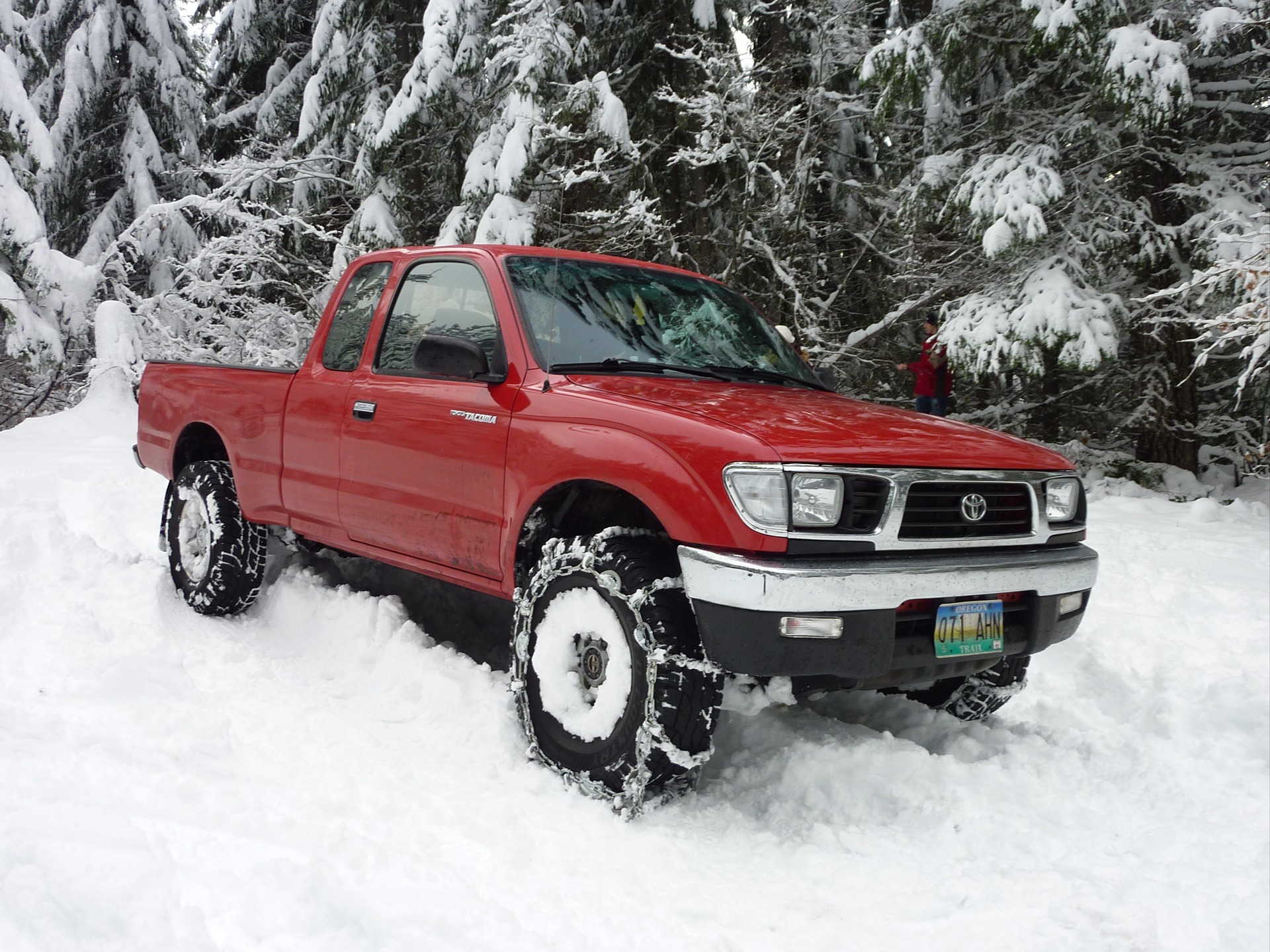 First Snow Toyota Tacoma 2009