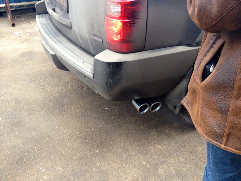 Удаление Резонатора и установка соток Buzzer — Chevrolet Tahoe (GMT900 ...