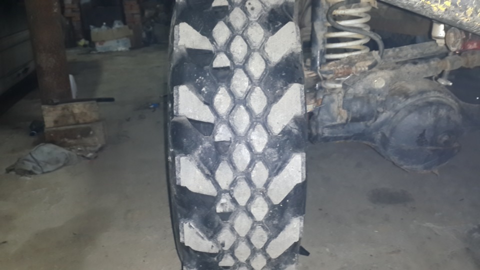 резка резины — Suzuki Samurai, 1,5 л, 1991 года | шины | DRIVE2