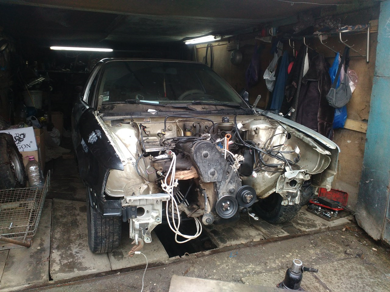 Как снять двигатель на ауди а Снятие двигателя - Audi 80 (B3), 1,8 л, 1991 года своими руками DRIVE2