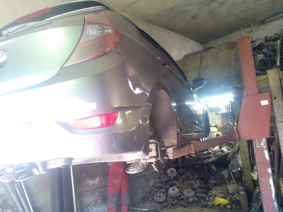 шумка арок — Hyundai Solaris Hatchback, 1,6 л, 2012 года | своими ...