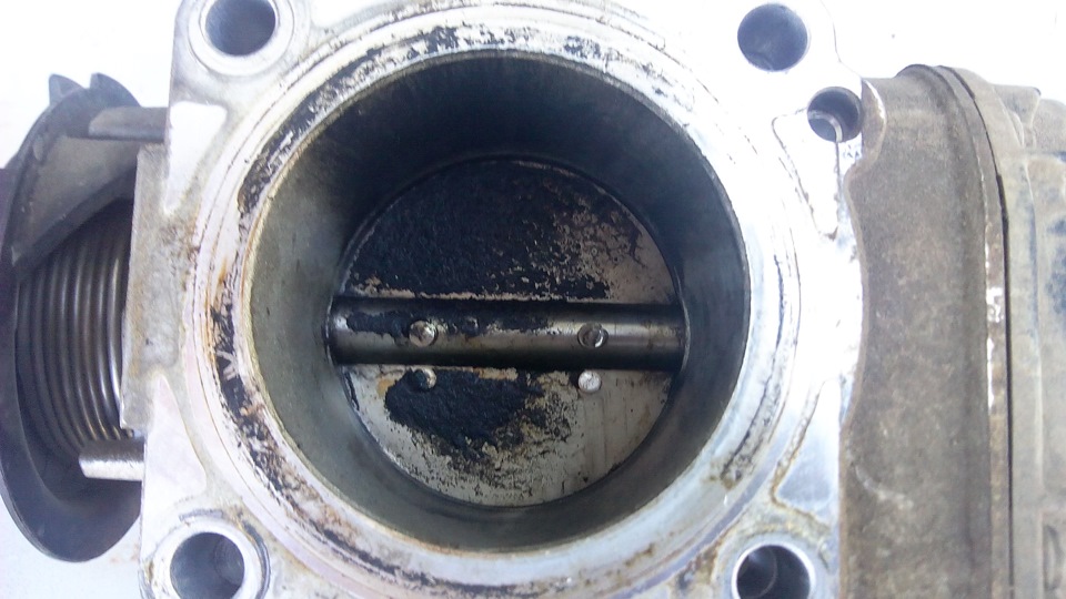 Чистка дроссельной заслонки — Chevrolet Lacetti 5D, 1,4 л, 2007 года ...