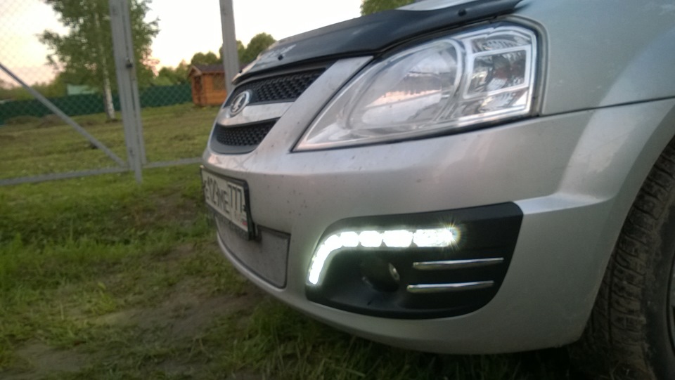 ДХО установка — Lada Ларгус, 1,6 л, 2014 года | тюнинг | DRIVE2