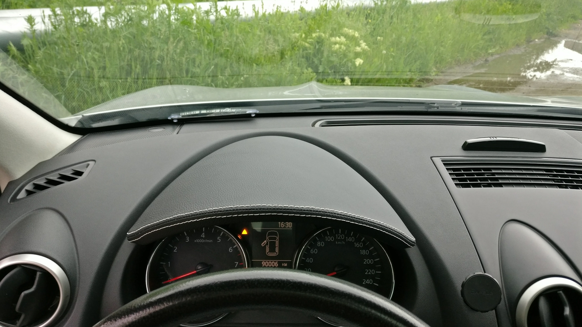 Ниссан как снять козырек Козырек в кожу - Nissan Qashqai (1G), 2 л, 2011 года аксессуары DRIVE2
