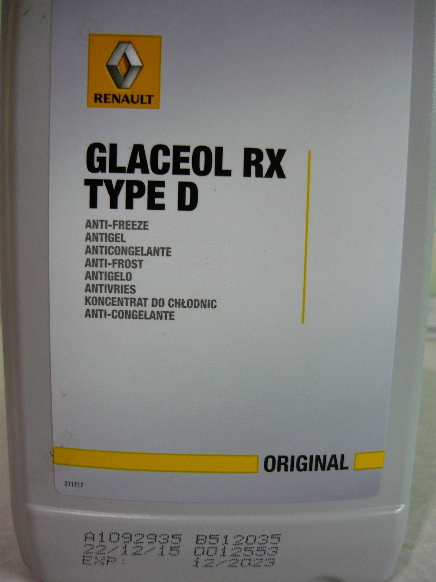 Glaceol rx type d