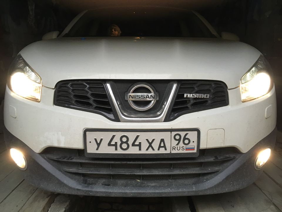 Какие лампы и цоколи в Nissan Qashqai 1 пок. (J10) 2006-2013 галогеновая ?