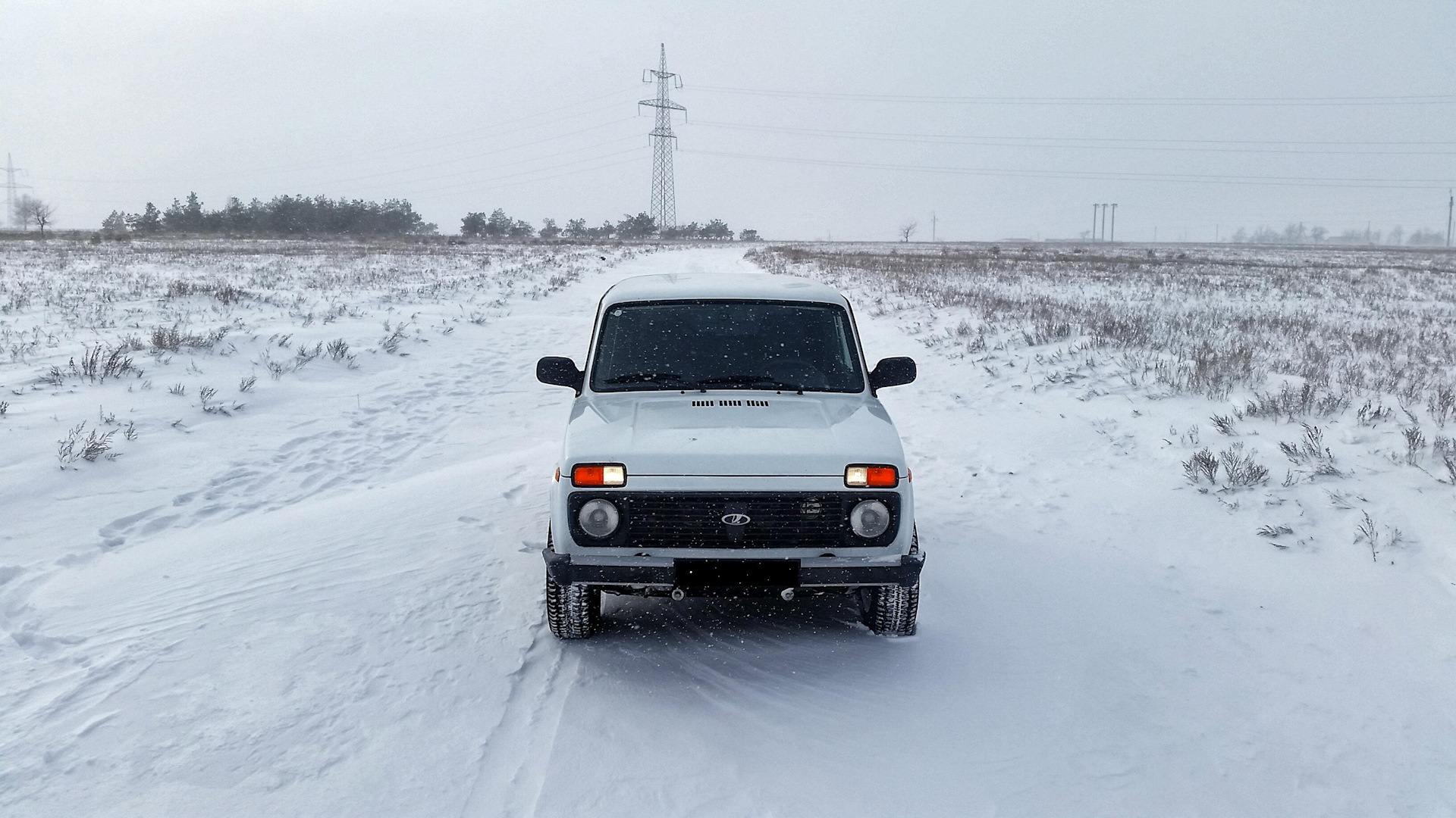 Лада 4x4 Нива в лесу