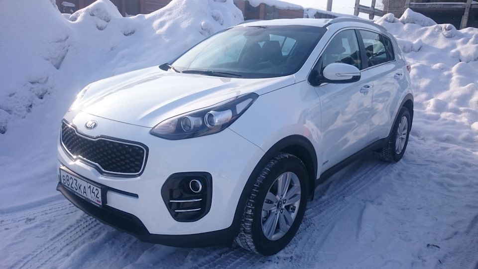 Kia Sportage 4 белая