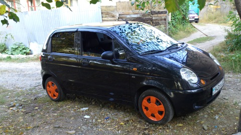 Daewoo Matiz черный тонированный