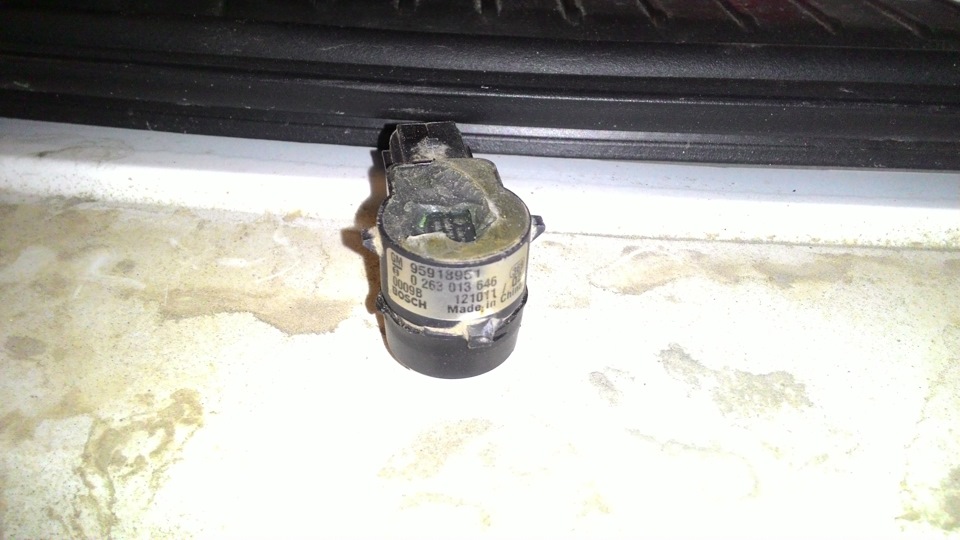 Меняем датчик парктроника — Chevrolet Cruze (1G), 1,6 л., 2013 года ...