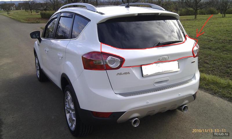 Замена запчасти — Ford Kuga (1G), 2 л, 2009 года | кузовной ремонт | DRIVE2