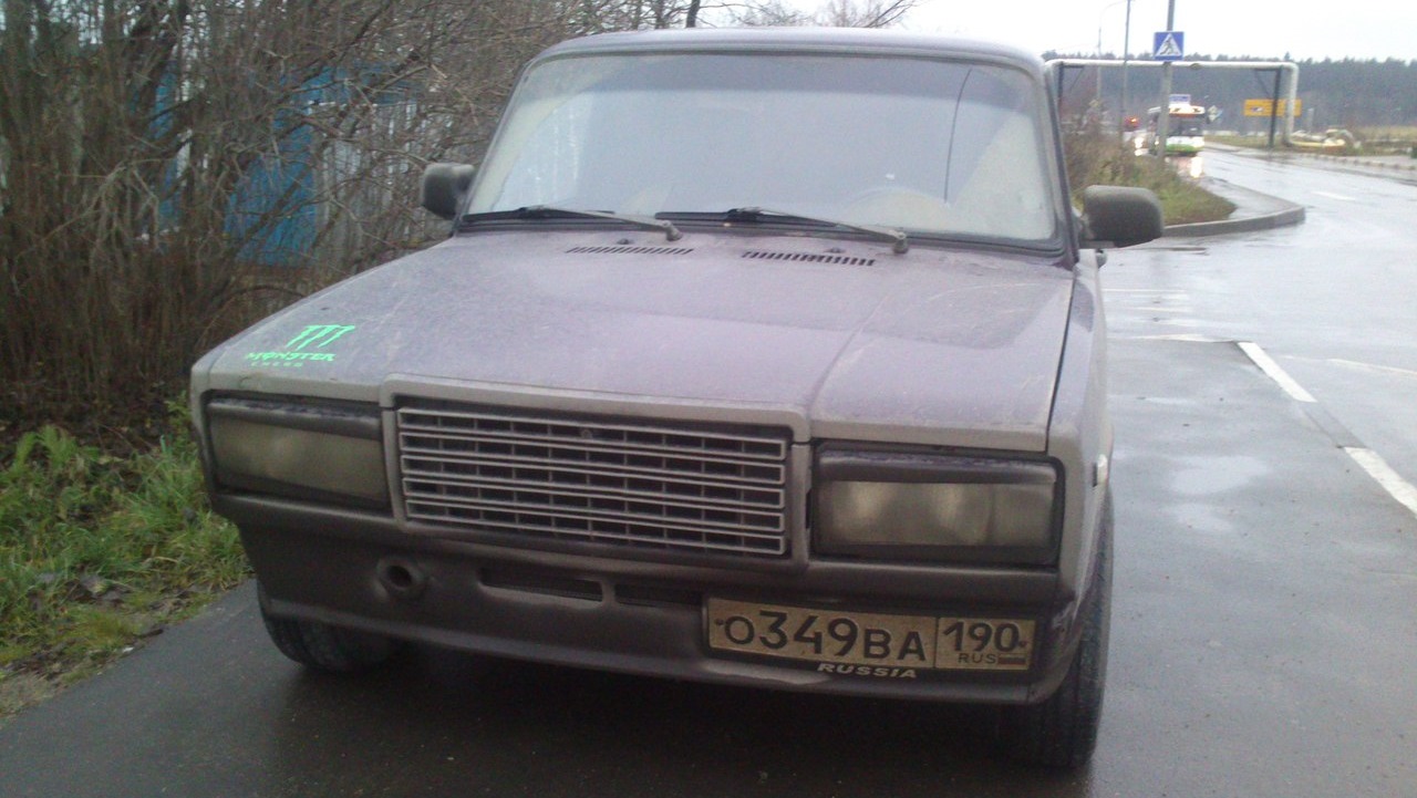 Lada 21074 1.6 бензиновый 2001 | баклажановый кирпич на DRIVE2