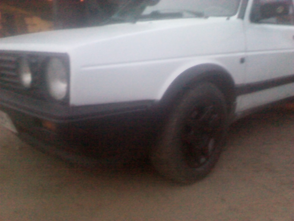 черное литье — Volkswagen Golf Mk2, 1,6 л, 2012 года | колёсные диски ...
