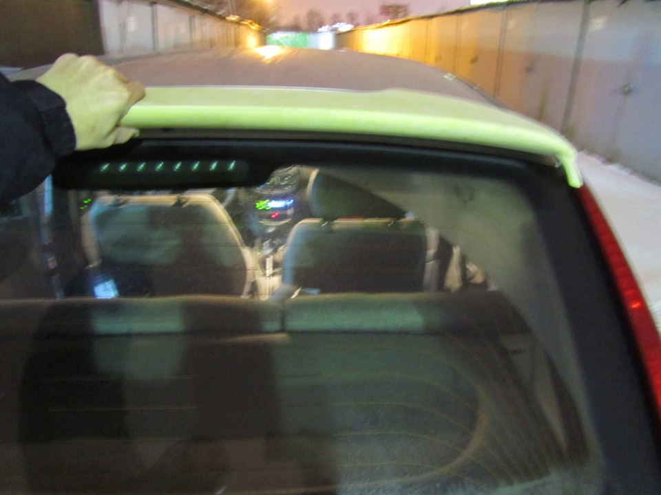 Сидушечка, и спойлер — Lada Калина хэтчбек, 1,6 л, 2010 года | тюнинг ...