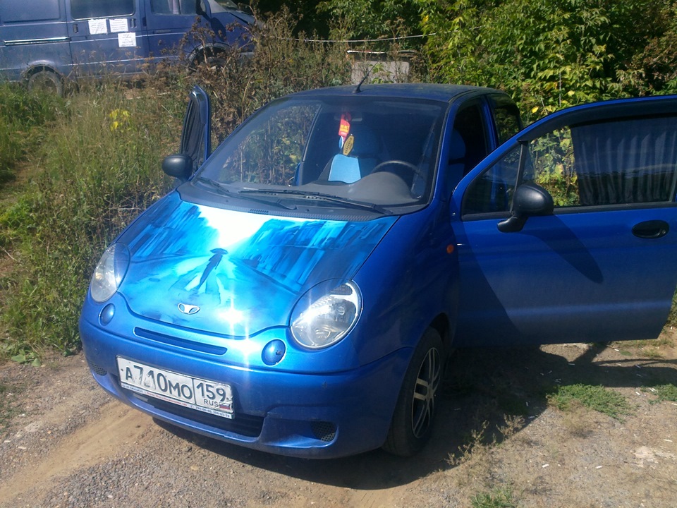 Аэрография на Daewoo Matiz на Красном