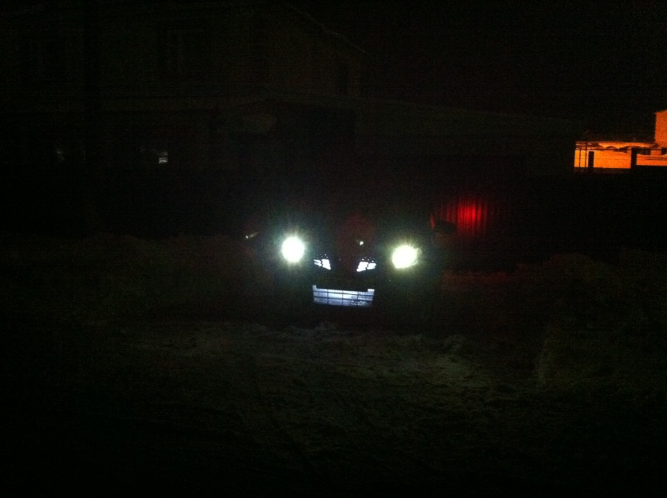 Ремонт подсветки радиаторной решетки. — Nissan Qashqai (1G), 2 л, 2010 ...