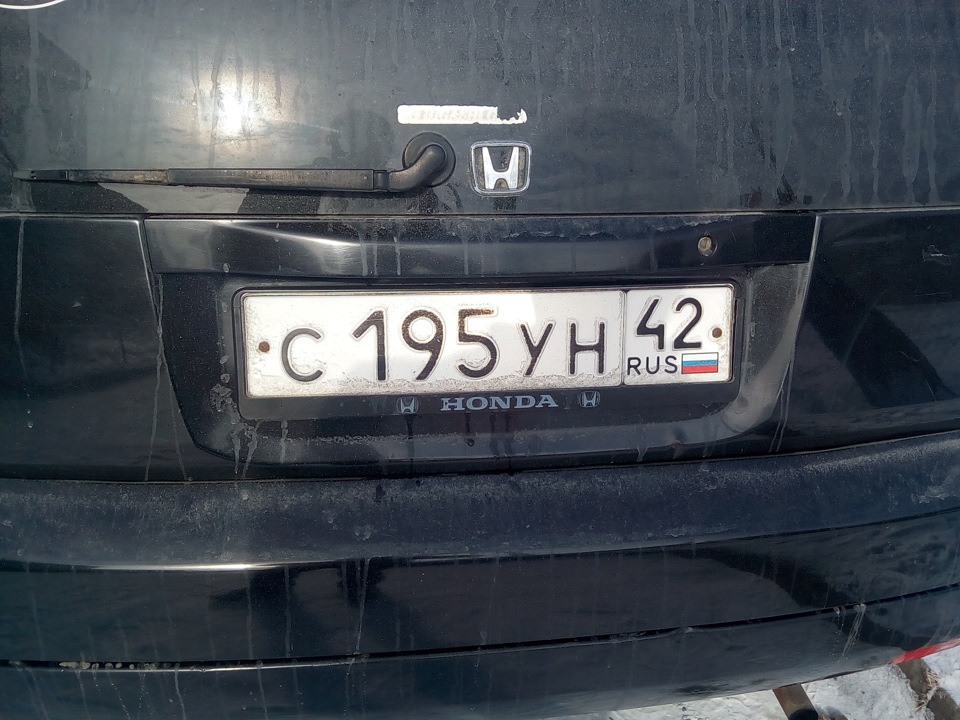 54# Номерная рамка — Honda HR-V (1G), 1,6 л, 2000 года | аксессуары ...