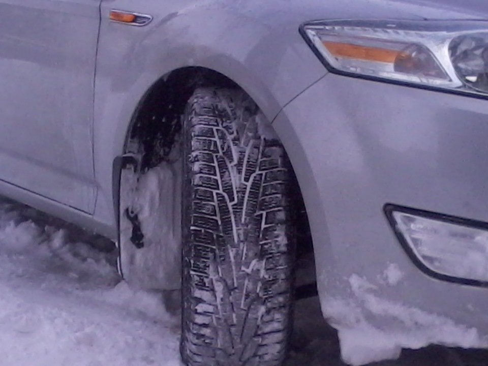 зима пришла — Ford Mondeo IV, 2 л, 2007 года | шины | DRIVE2