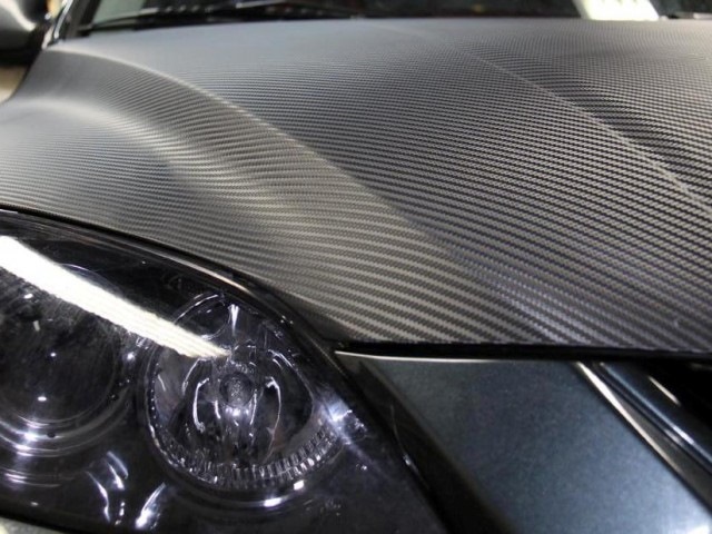 Как снять карбоновую пленку