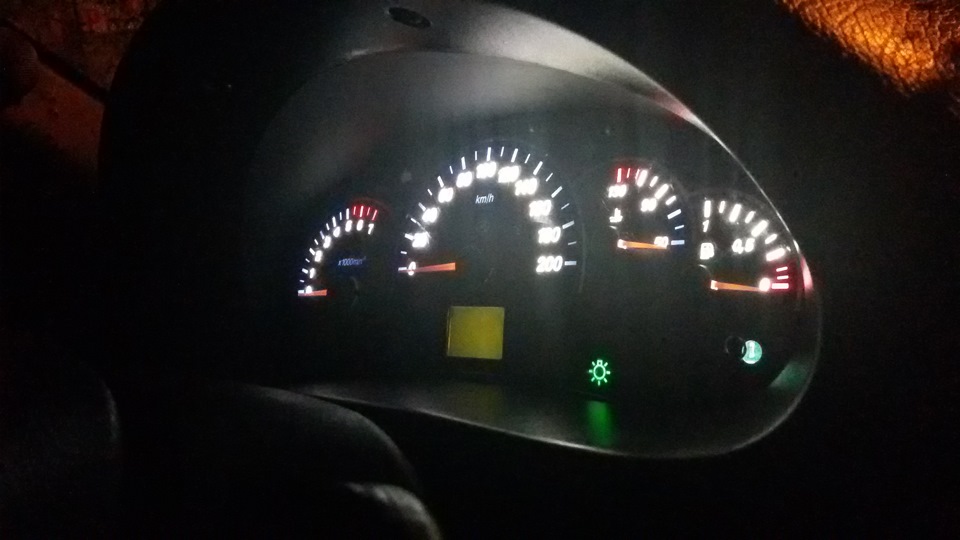 меняем цвет в приборке — Lada Приора седан, 1,6 л, 2008 года ...