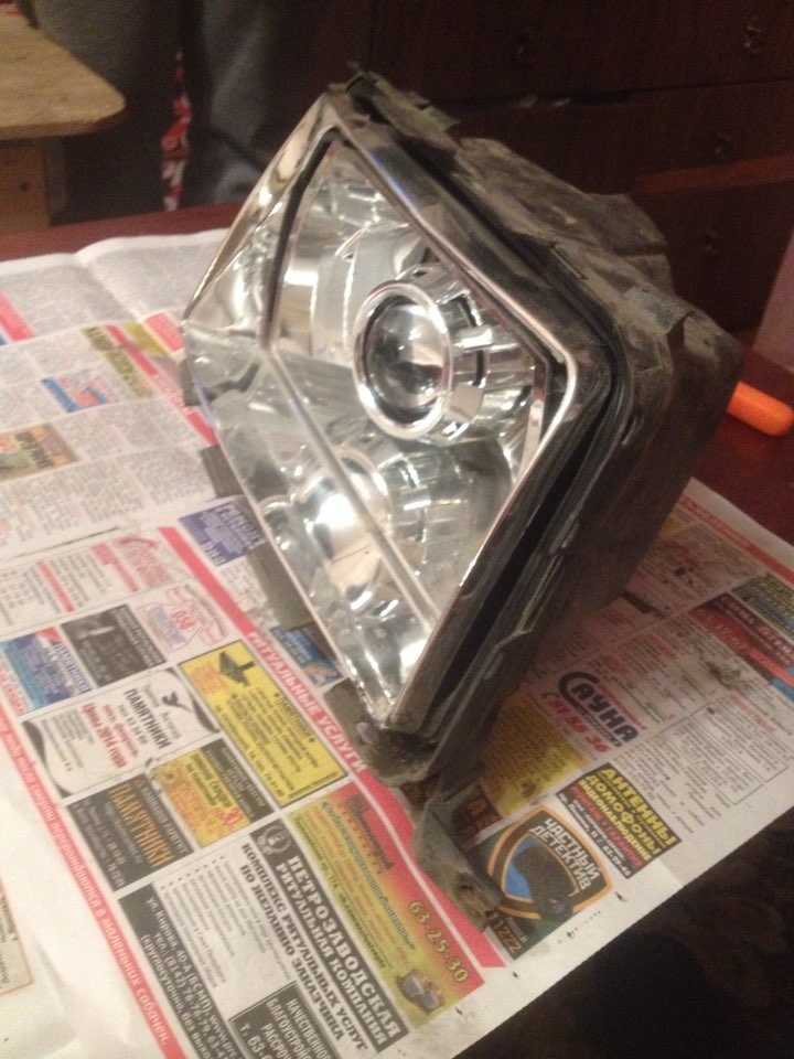 Билинзы в фару ауди 100 — Audi 100 (C4), 2 л, 1991 года | тюнинг | DRIVE2