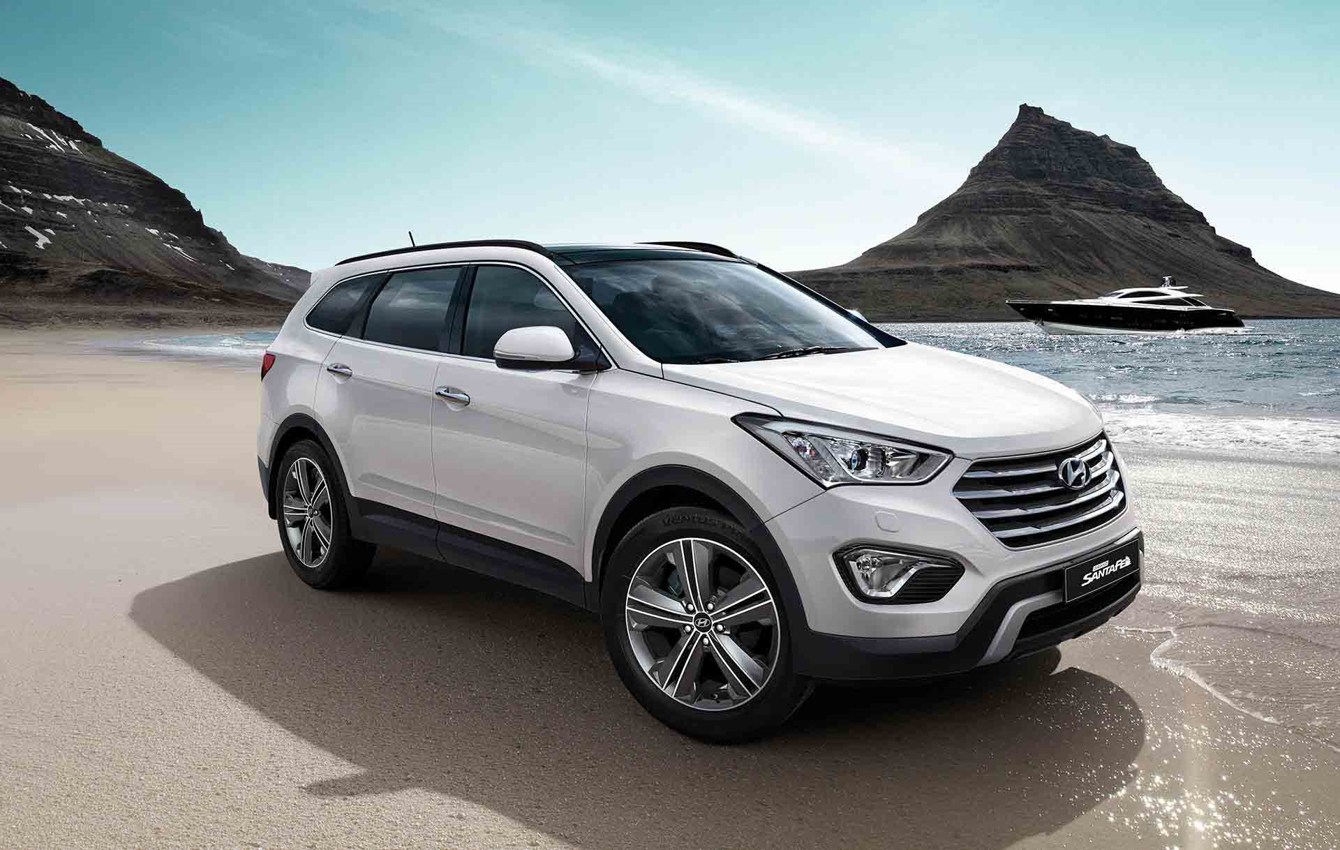 Hyundai grand santa fe. Хендай электромобиль кроссовер.