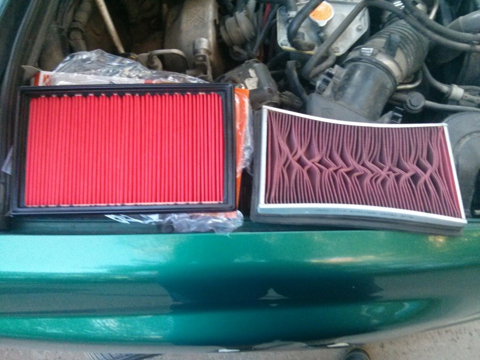Смена воздушного фильтра — Subaru Forester (SF), 2 л, 1999 года ...