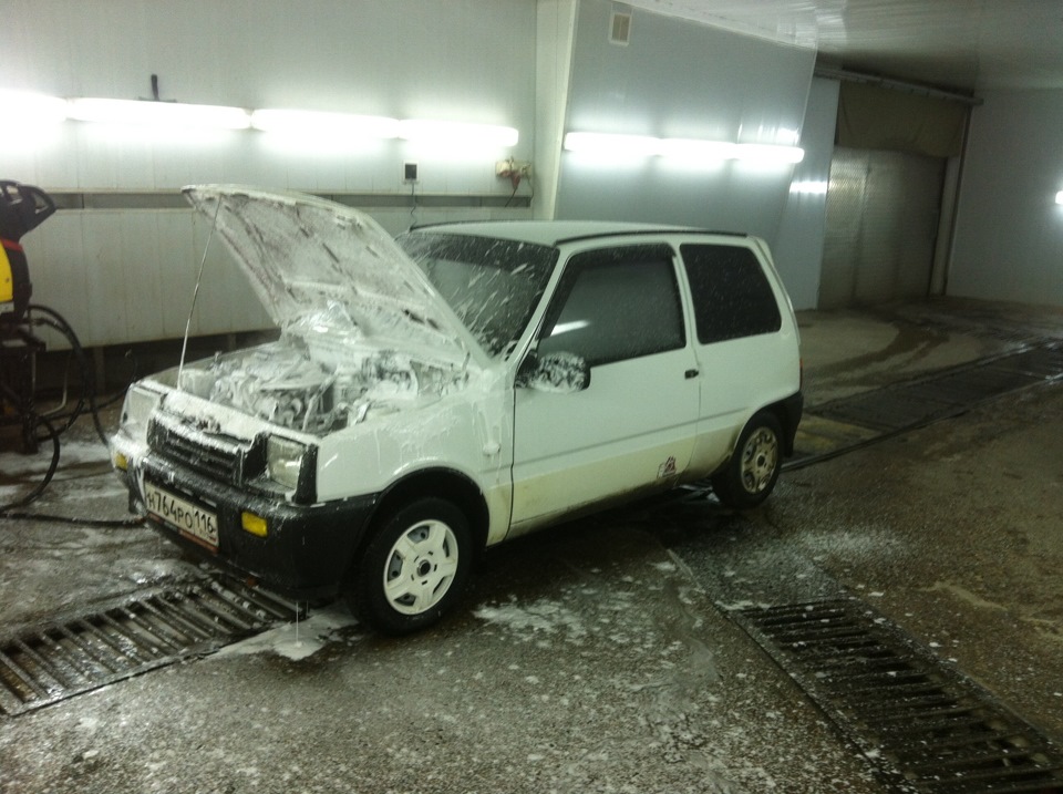 Помылись — Lada Ока 11113, 0,8 л, 2003 года | мойка | DRIVE2