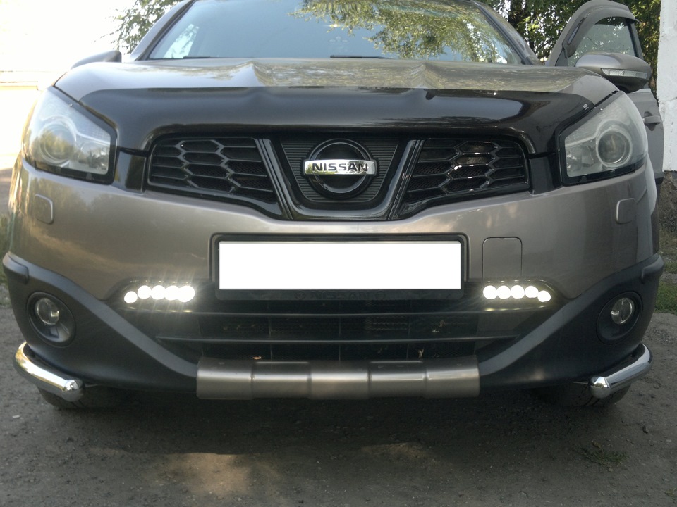 ходовые огни на ниссан кашкай j10. дхо кашкай j10. ходовые огни nissan qashqai j10. ходовые огни кашкай. дхо ниссан кашкай j11.
