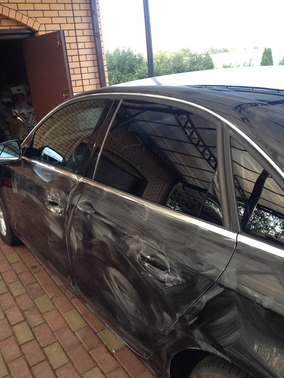 Защитная полироль — Audi A4 (B8), 1,8 л, 2012 года | мойка | DRIVE2