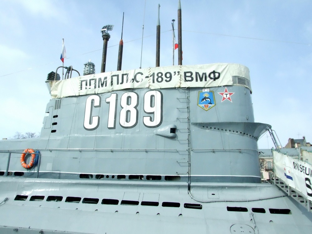 Музей подводная лодка с 189