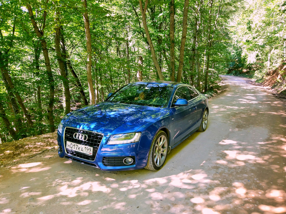 Начало подъема в гору — Audi A5 (1G)