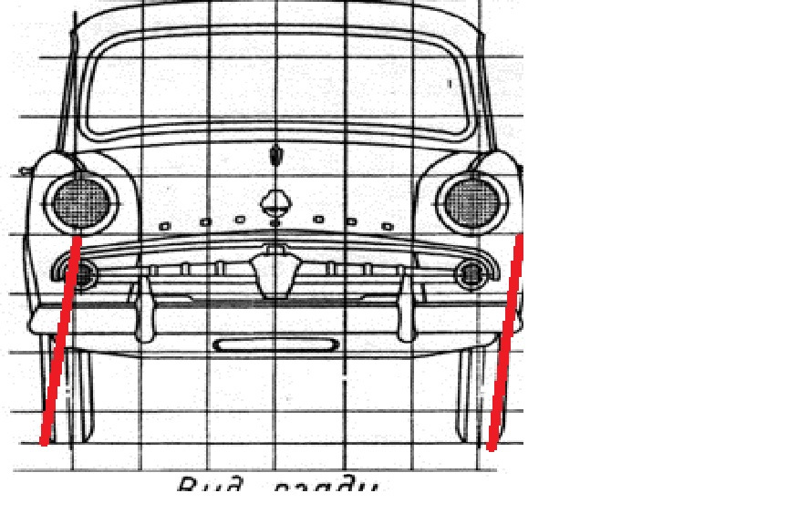 Чертеж москвич 407