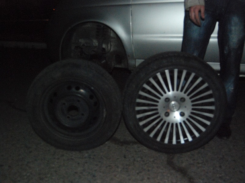 Диски R15 с резиной 195/50 — Daewoo Matiz (M100/M150), 0,8 л, 2009 года ...