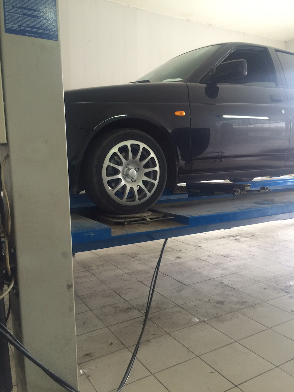 Развал-схождение. — Lada Приора седан, 1,6 л, 2009 года | визит на ...