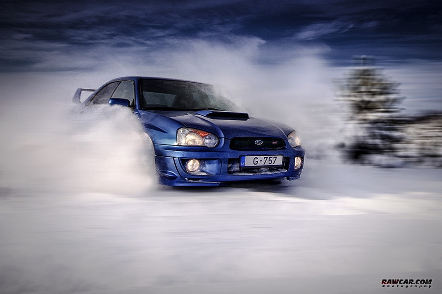 Subaru WRX STI дрифт