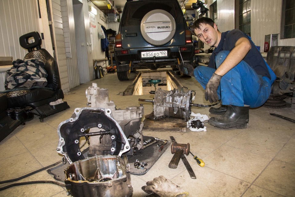 замена подшипников на первичном валу — Suzuki Vitara (1G), 1,6 л, 1991 ...