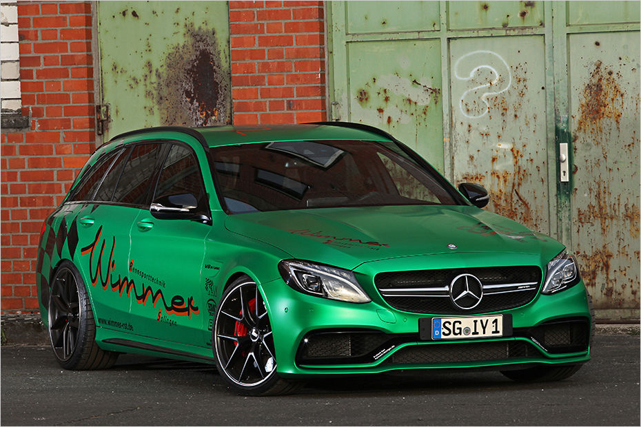 Mercedes e63 Green