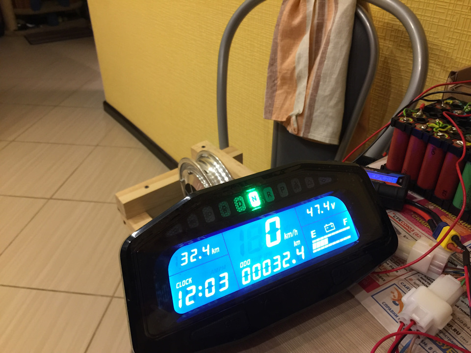 Настройка спидометра (пока на стенде) — ЭльСкорпио (электрический ...