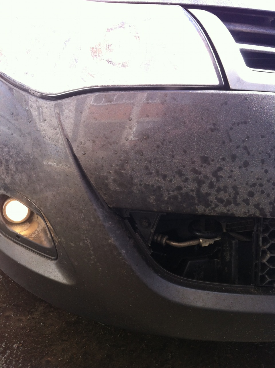 Лопнул бампер — Chery A13, 1,5 л, 2011 года | кузовной ремонт | DRIVE2