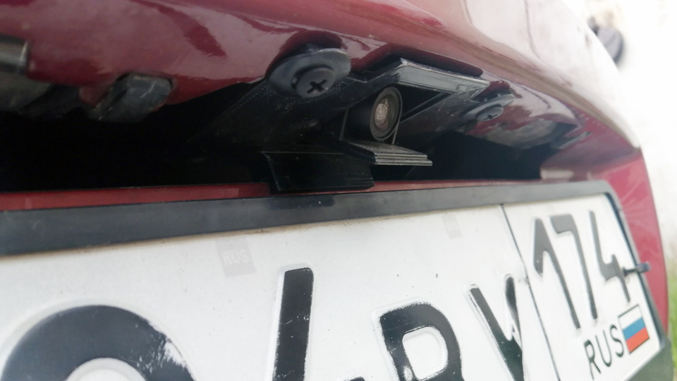 Выдвижная камера заднего вида — Mazda 3 (1G) BK, 2 л, 2008 года ...