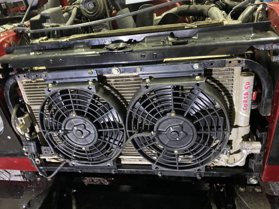 Радиатор кондиционера от опеля — Land Rover Defender (L315/L316), 2,4 л ...